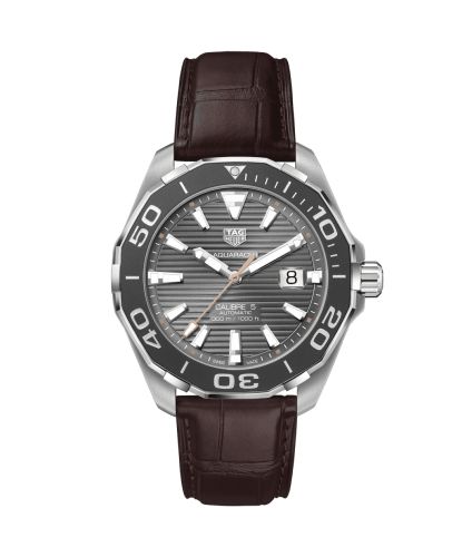 TAG Heuer Aquaracer 300M Calibre 5 43 Stainless Steel / Grey / Strap